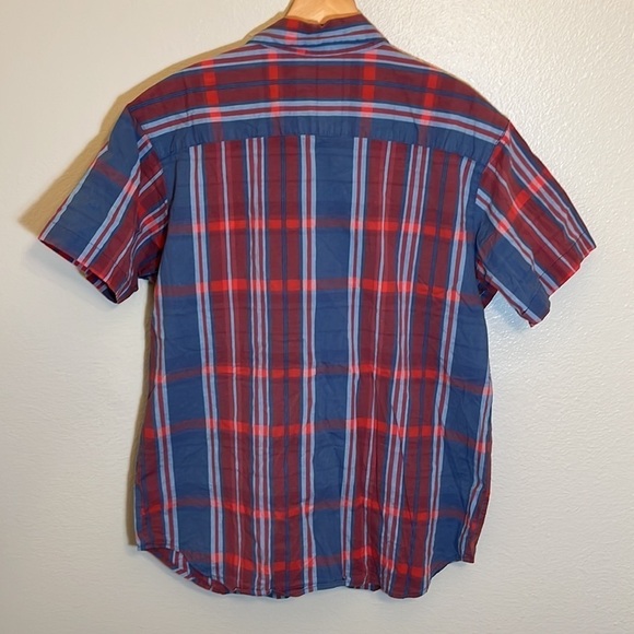 Columbia Plaid Short Sleeve Button Down Shirt - Picture 7 of 13